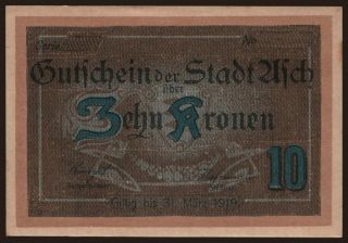 Asch, 10 Kronen, 1918