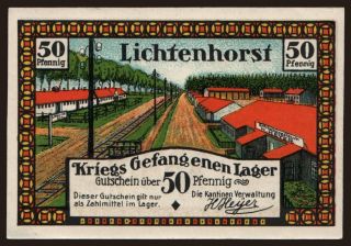 Lichtenhorst/ Kantine H. Heyer, 50 Pfennig, 191?