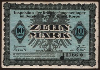 Frankfurt a M., 10 Mark, 1917