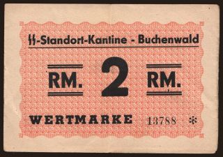 Buchenwald, 2 Reichsmark, 1944