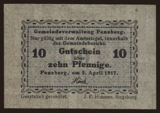 Penzberg, 10 Pfennig, 1917