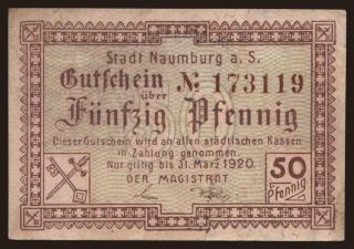 Naumburg, 50 Pfennig, 1917