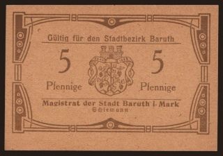Baruth, 5 Pfennig, 191?