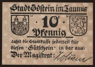 Idstein, 10 Pfennig, 1920