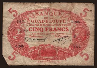 5 francs, 1934