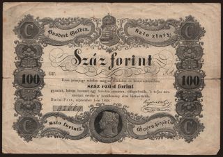 100 forint, 1848