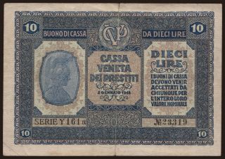 10 lire, 1918