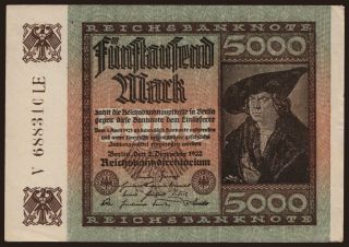 5000 Mark, 1922