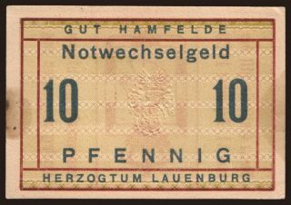 Hamfelde, 10 Pfennig, 1923