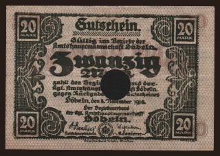 Döbeln/ Amtshauptmannschaft, 20 Mark, 1918