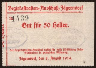 Jägerndorf, 50 Heller, 1914
