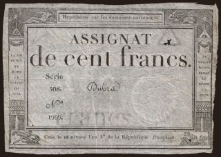 100 francs, 1795