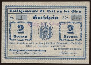 Sankt Veit an der Glan, 2 Kronen, 1917