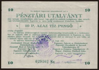 Kaposvár, 10 pengő, 1945