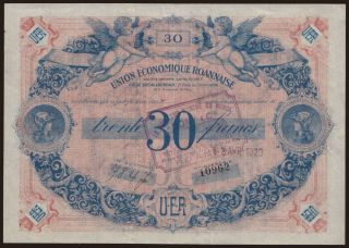 Roanne, 30 francs, 1929