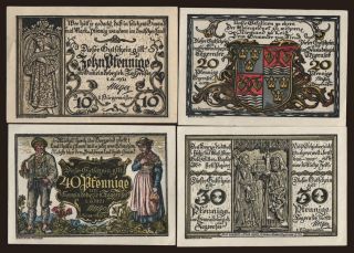 Tegernsee, 10, 20, 30, 40 Pfennig, 1921