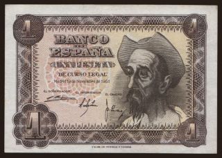 1 peseta, 1951
