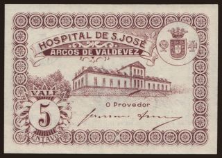 Arcos de Valdevez/ Hospital de S. Jose, 5 centavos, 1920