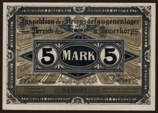 Brandenburg, 5 Mark, 1917