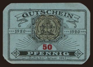 Dannenberg, 50 Pfennig, 1920