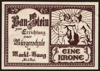 Haag/ Ortsgruppenleitung der Sozialdemokratischen Partei, 1 Krone, 1920