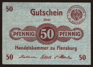 Flensburg, 50 Pfennig, 1917