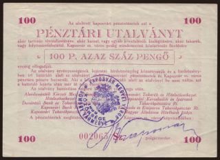 Kaposvár, 100 pengő, 1945