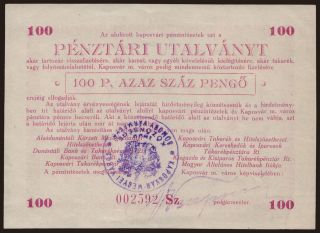 Kaposvár, 100 pengő, 1945