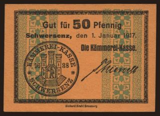 Schwersenz, 50 Pfennig, 1917