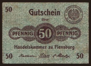 Flensburg, 50 Pfennig, 1917