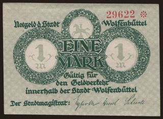 Wolfenbüttel/ Stadt, 1 Mark, 1918