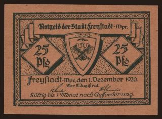 Freystadt, 25 Pfennig, 1920