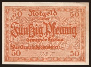 Trittau, 50 Pfennig, 1922
