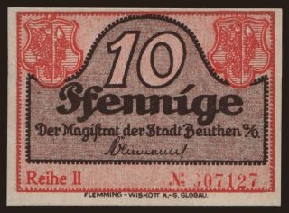Beuthen, 10 Pfennig, 1921