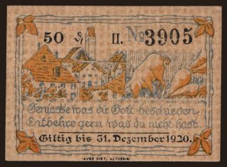 Altusried, 50 Pfennig, 1920