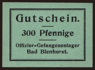 Bad Blenhorst, 300 Pfennig, 191?