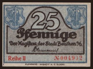 Beuthen, 25 Pfennig, 1921