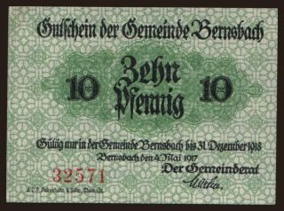Bernsbach, 10 Pfennig, 1917