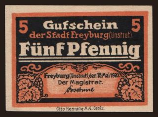 Freyburg, 5 Pfennig, 1920