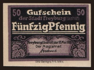 Freyburg, 50 Pfennig, 1920
