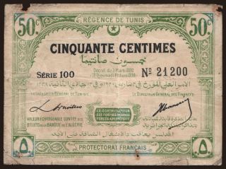 50 centimes, 1919