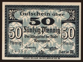 Neuruppin, 50 Pfennig, 1917