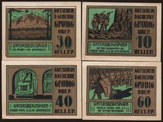 Grödig, 10, 30, 40, 60 Heller, 1920