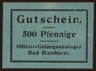 Bad Blenhorst, 500 Pfennig, 191?