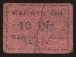 Reichenbach/ Dentaillisten-Verein, 10 Pfennig, 191?