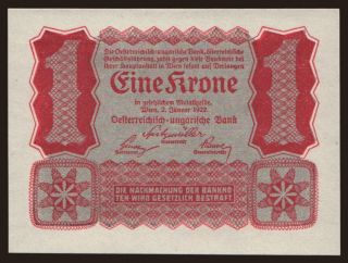 1 Krone, 1922