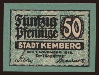 Kemberg, 50 Pfennig, 1918