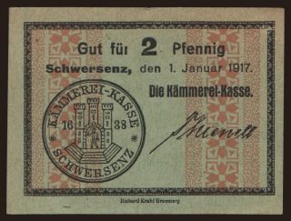Schwersenz, 2 Pfennig, 1917
