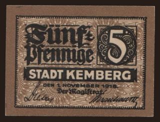 Kemberg, 5 Pfennig, 1918