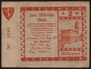 Habelschwerdt/ Stadt, 2.000.000 Mark, 1923